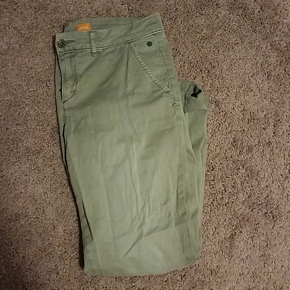 Anthropologie Sage Green Pants
